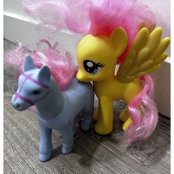 My Little Pony Yellow Pinkie Pie Blue Hours Lot of 2 - Picture 1 of 4